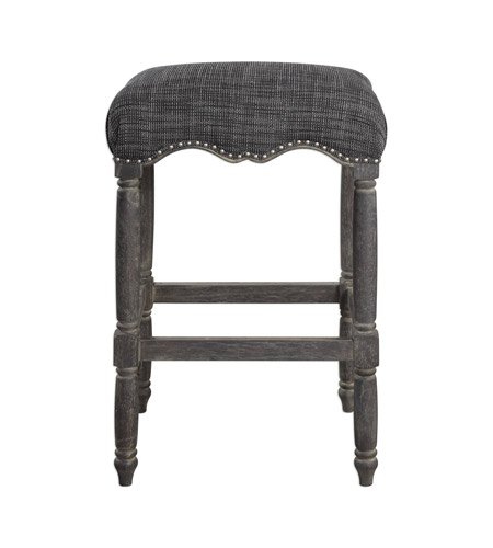 Uttermost 23354 Aiden 30 inch Brown Gray Bar Stool, Jim Parsons photo