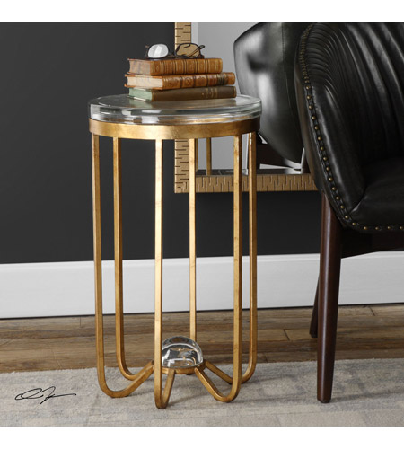Uttermost 24776 Allura 25 X 14 inch Forged Iron End Table photo