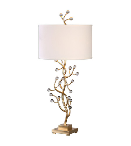 Uttermost Bede 1 Light Table Lamp In, Gold Metal Branch Table Lamp