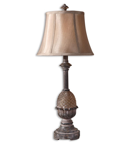 Uttermost Arabella Buffet Table Lamp in Aged Black 29159 photo