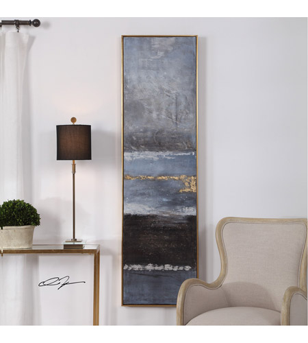 Uttermost 36051 Winter Sea Scape 73 X 21 inch Hand Painted Canvas, Abstract Art 36051_Lifestyle.jpg