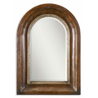 Uttermost 13512-B Waldero 37 X 25 inch Heavily Distressed Chestnut Brown Wall Mirror thumb