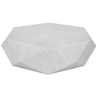 Uttermost 25163 Volker 50 X 14 inch Fresh White Ceruse Coffee Table thumb