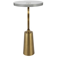 Uttermost 25178 Ringlet 24 X 13 inch Antique Brass and Seeded Glass Accent Table 25178_A2_SIDE.jpg thumb