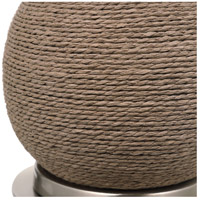 Uttermost 29788-1 Captiva 19 inch 100.00 watt Natural Rattan with Brushed Nickel Details Accent Lamp Portable Light alternative photo thumbnail