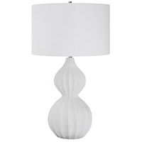 Uttermost 30065 Antoinette 28 inch 150.00 watt Granulated Marble and Polished Nickel Table Lamp Portable Light alternative photo thumbnail