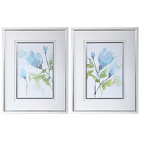 Uttermost 33712 Cerulean Splash 36 X 28 inch Floral Prints, Set of 2 photo thumbnail