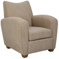 Uttermost 23694 Teddy Latte Toned Faux Shearling and Walnut Stained Wood Accent Chair alternative photo thumbnail