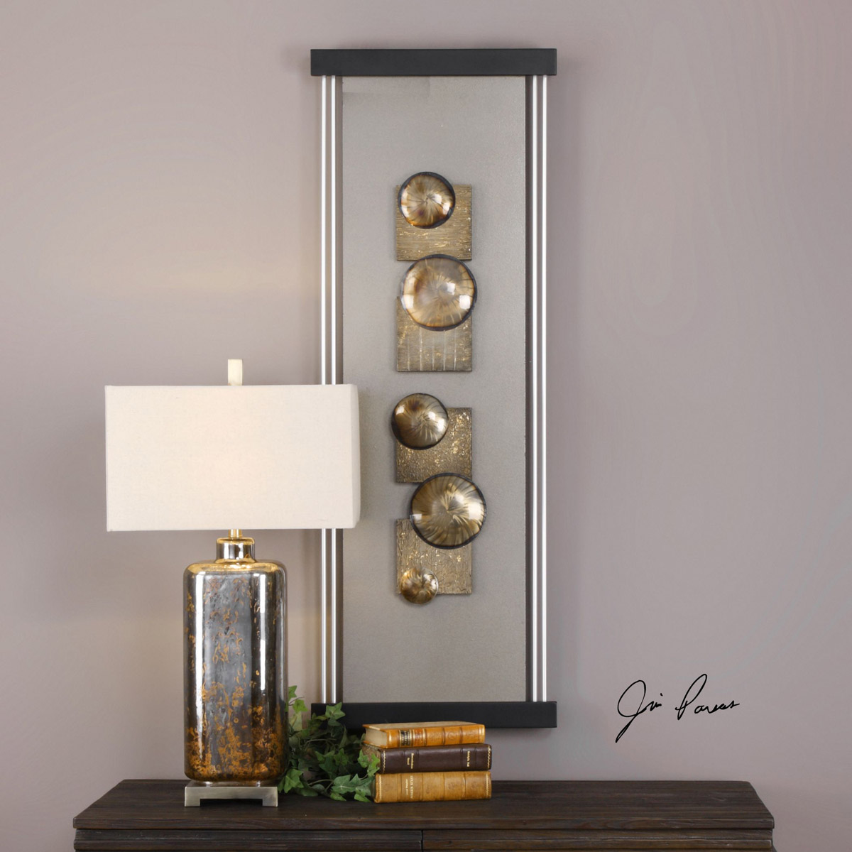 Uttermost 04118 Zaccai Matte Silver Modern Wall Art eBay