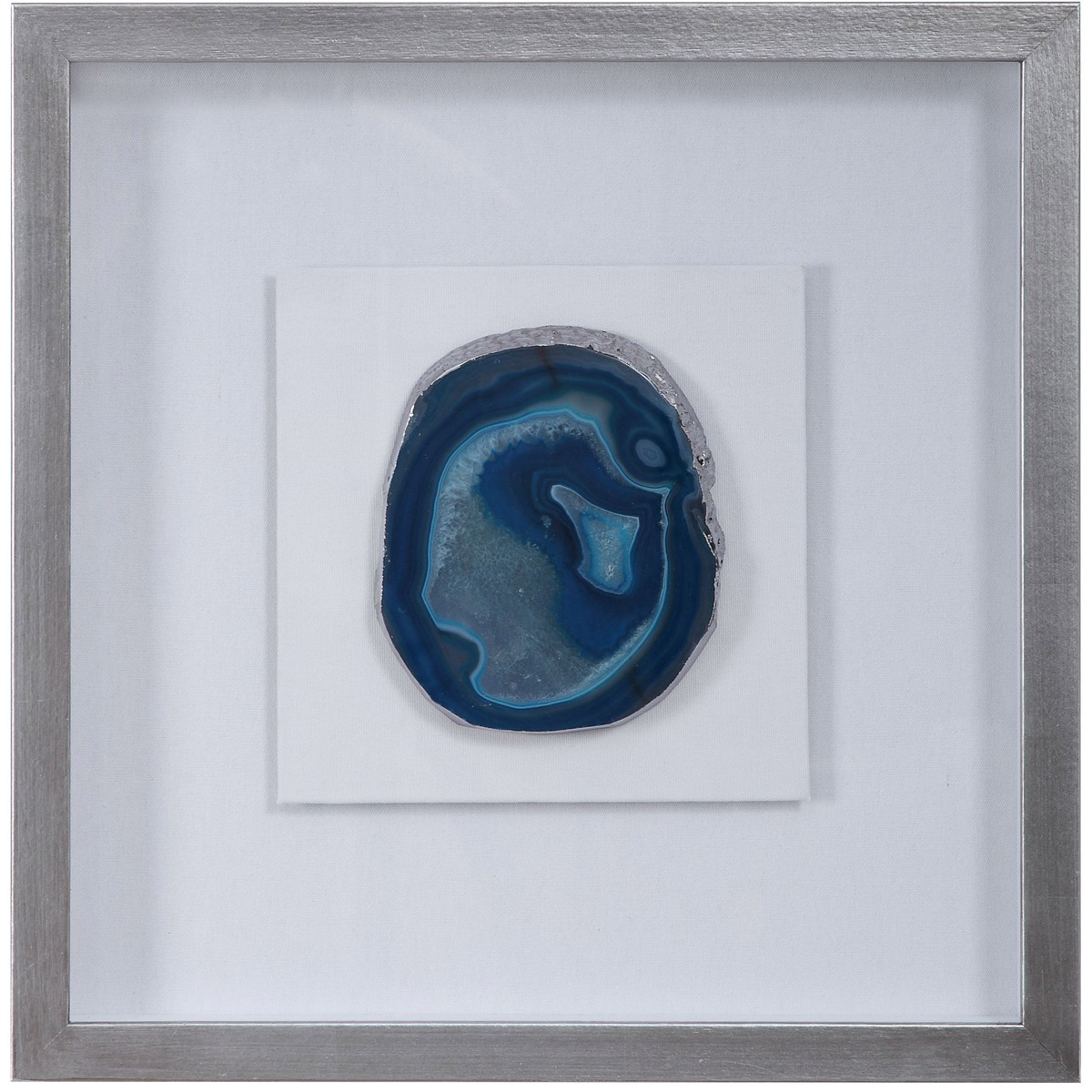 04226 24.25 x 24.25 x 4.5 in. Kalia Blue Stone Shadow Box