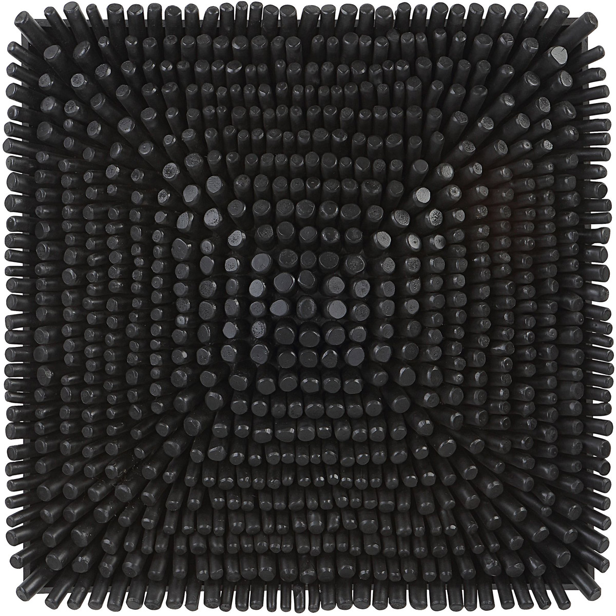 Uttermost 04321 Portside Satin Black Wood Wall Panel