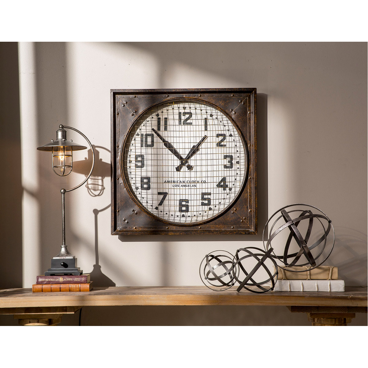 Uttermost 06083 Warehouse Clock 26 X 26 inch Wall Clock 792977060834 eBay