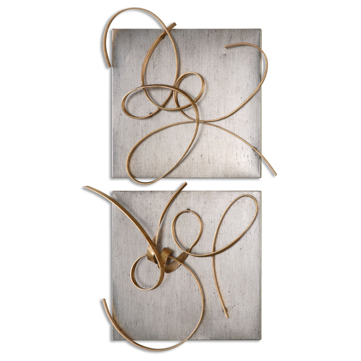 Uttermost 07071 Harmony Hand Forged Gold Leaf Wall Art
