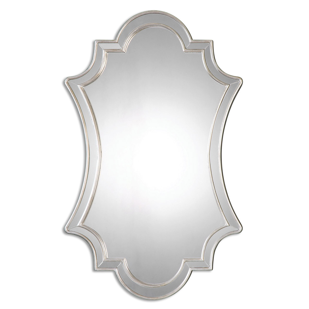 Elara Wall Mirror - Antiqued Silver | Dressing Mirror, Vanity Mirror - Functional, Aesthetic