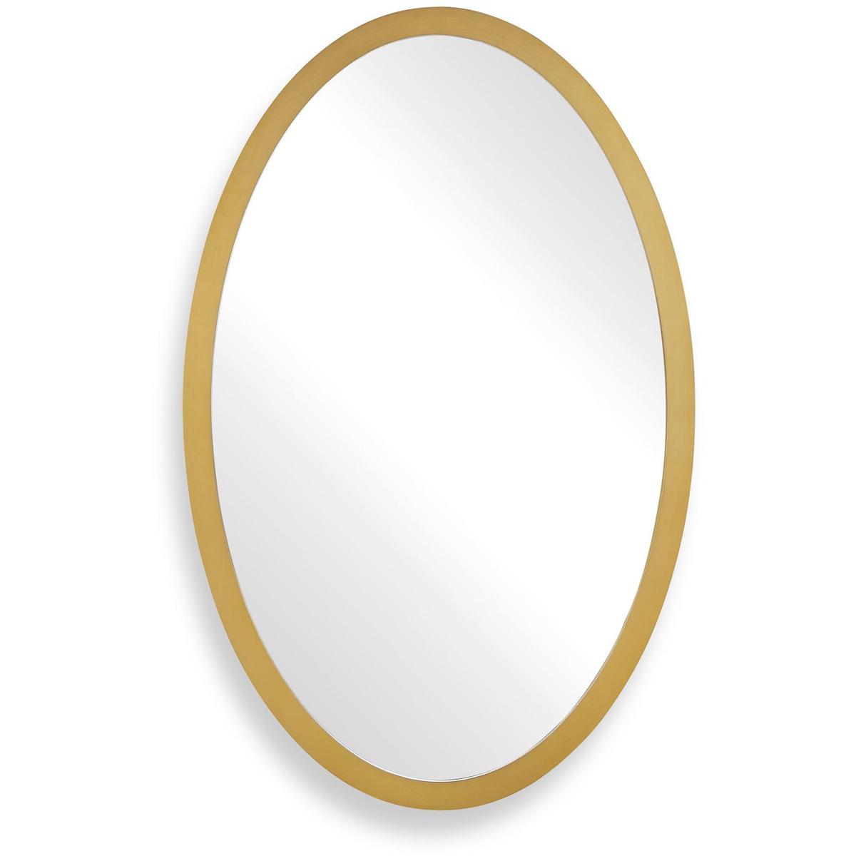 Uttermost 08302 Elstree 42 X 27 inch Antique Brass Mirror