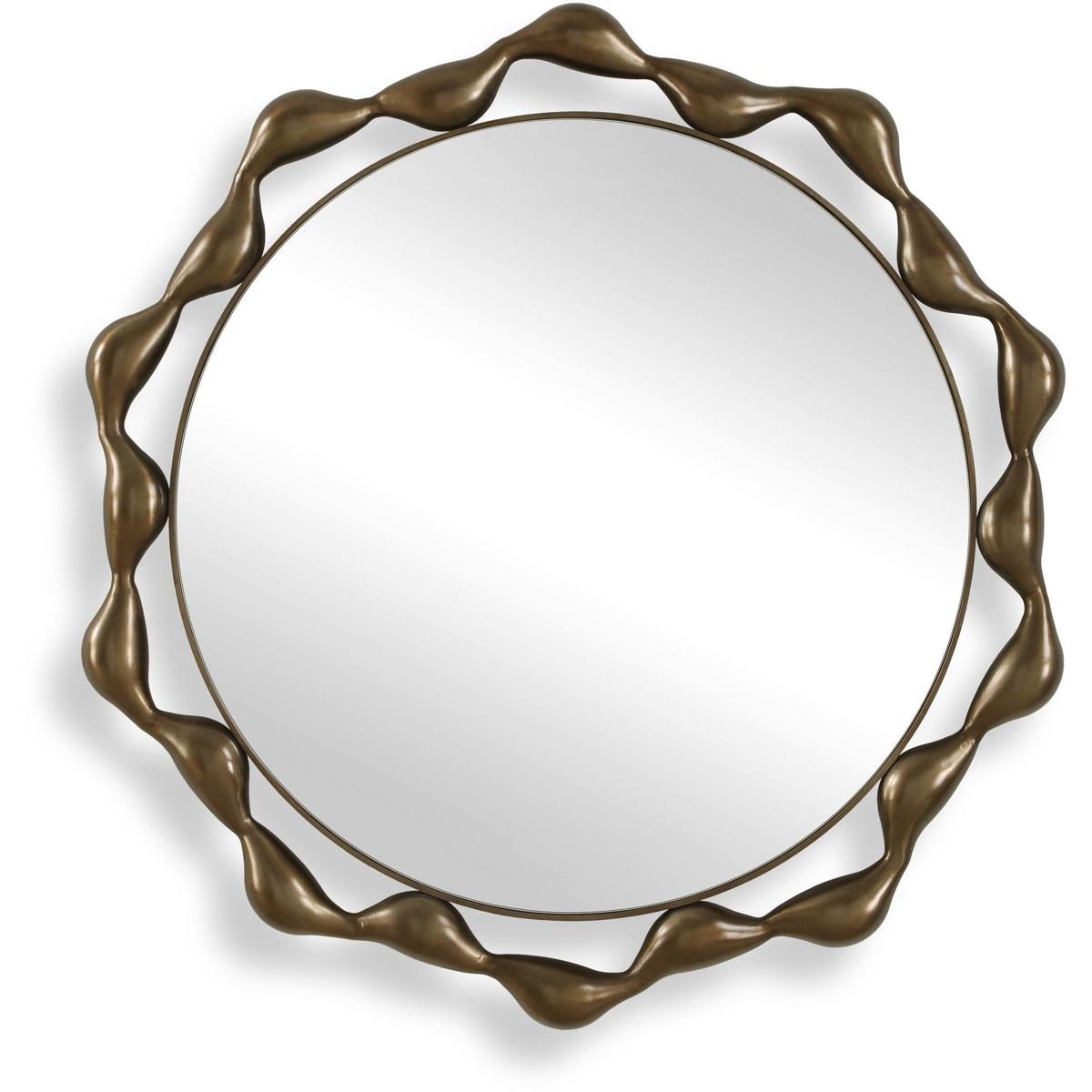 Uttermost 08324 Remolino 36 X 36 inch Warm Bronze Mirror