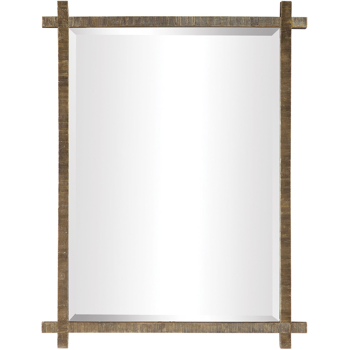 Uttermost 09548 Abanu 40 X 30 inch Gold Wall Mirror