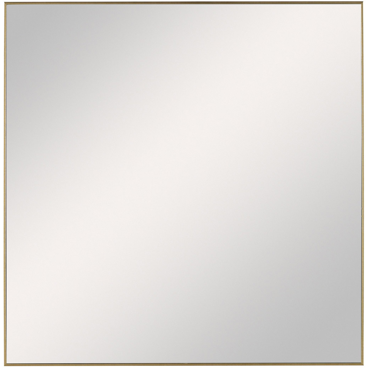 Uttermost 09715 Alexo 28 X 28 inch Brushed Gold Wall Mirror
