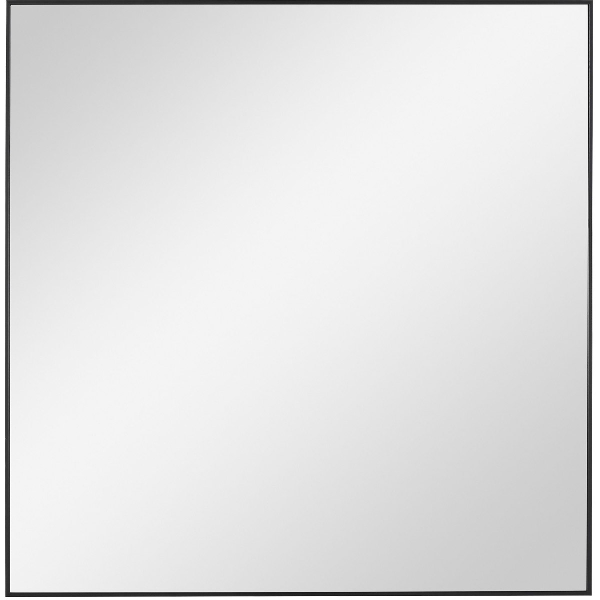 Uttermost 09717 Alexo 28 X 28 inch Matte Black Wall Mirror