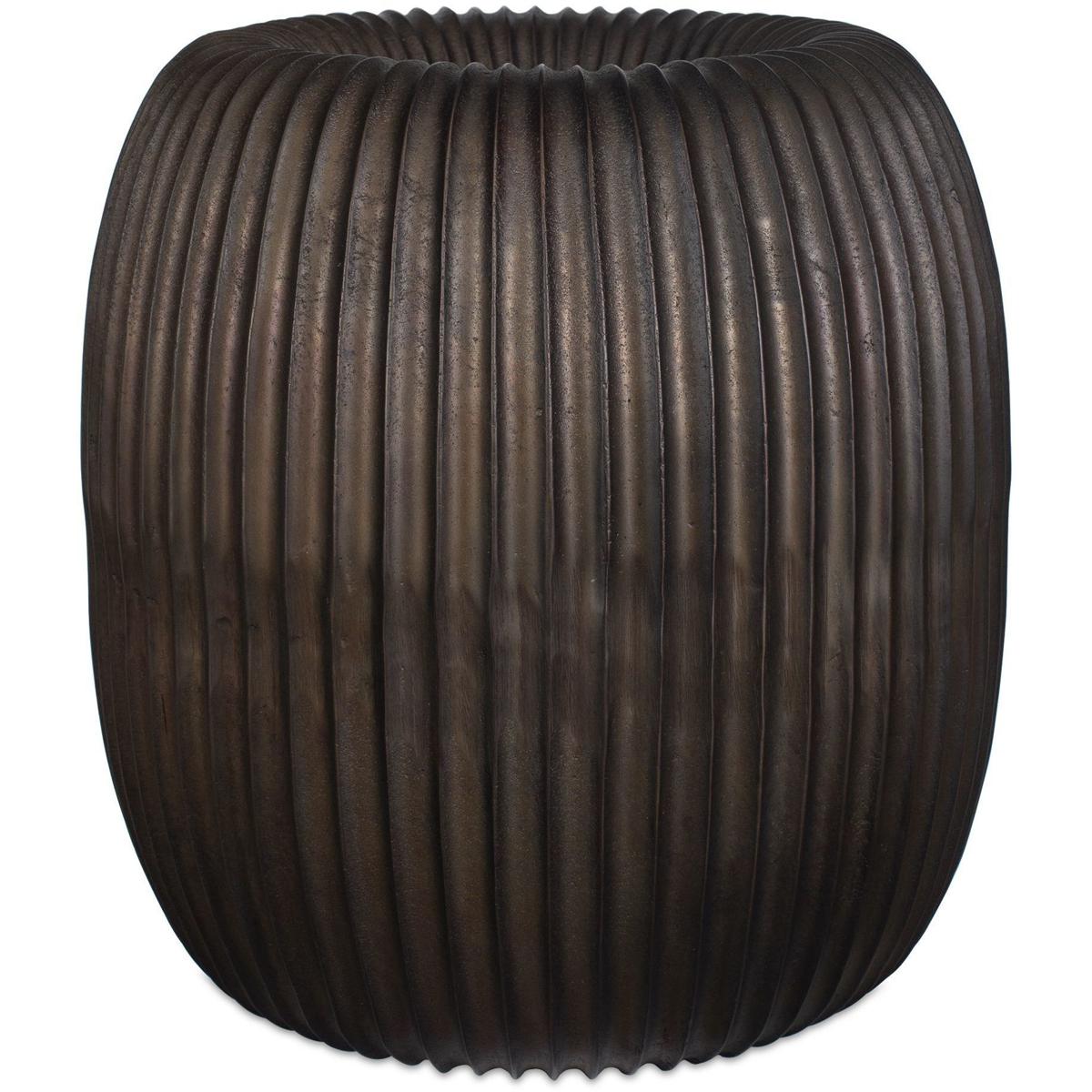 Uttermost 18388 Vector Ridge Dark Weathered Tone Indoor Outdoor Planter