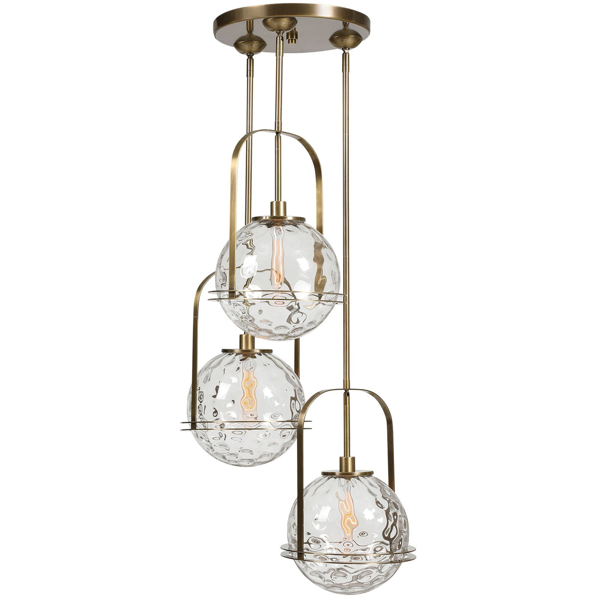 Uttermost Kalizma Home Mimas 24 Inch 3 Light Multi Light Pendant Mimas - 21541 - Modern Contemporary