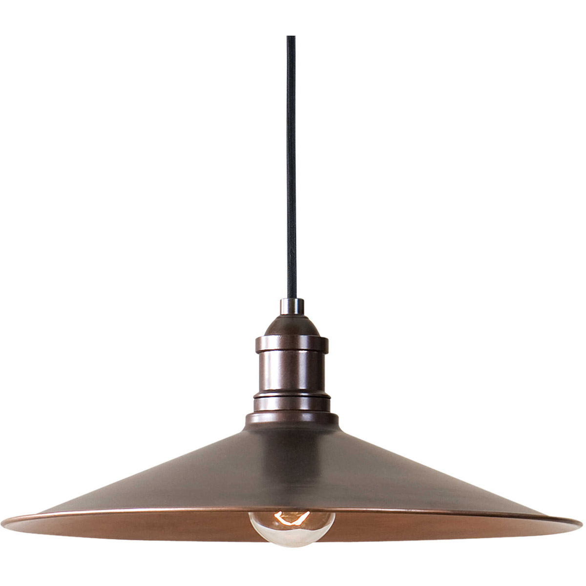 Uttermost 22051 Barnstead 1 Light 14 inch Light Copper Pendant Ceiling Light