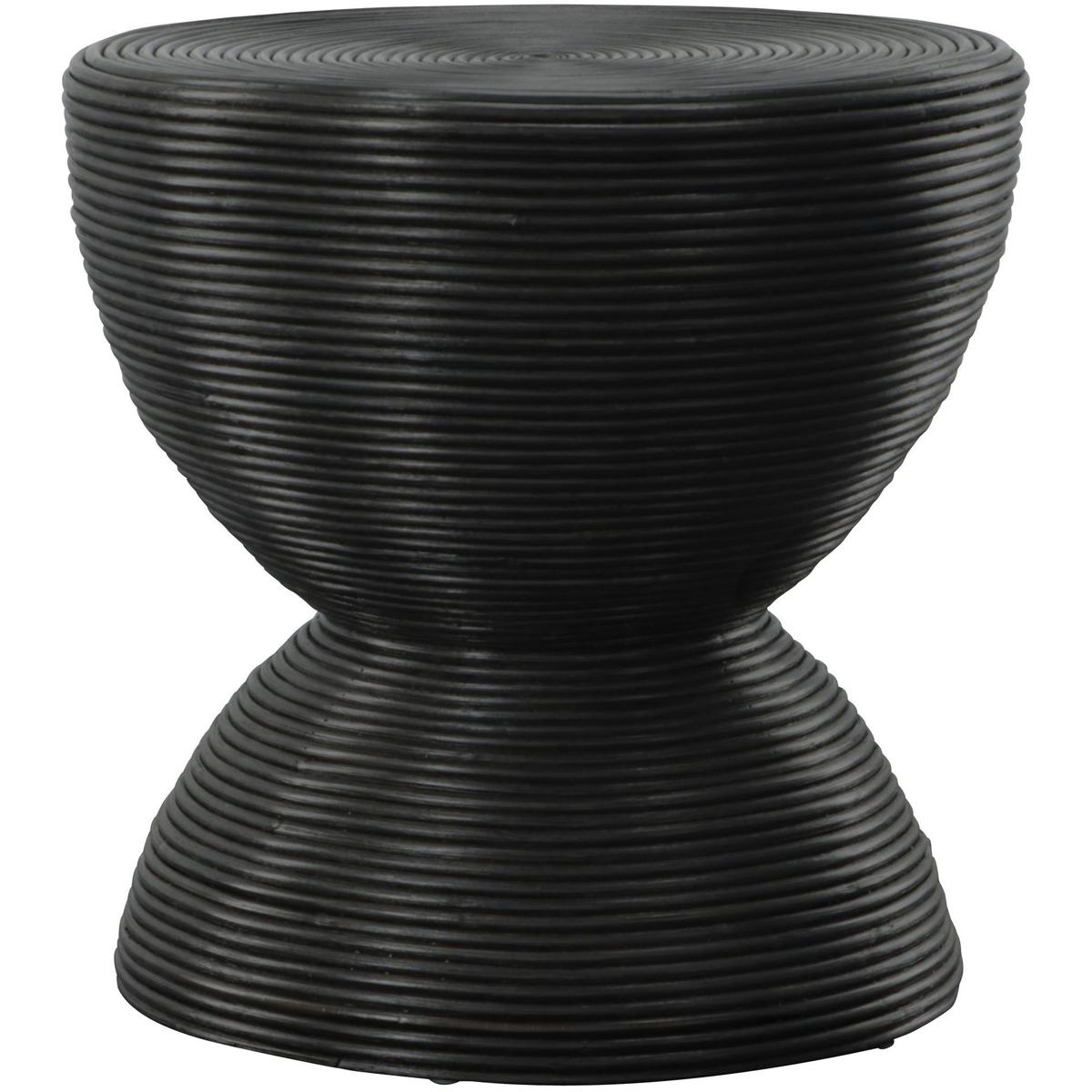 Uttermost 22899 Bongo 22 X 22 inch Stained Black Side Table