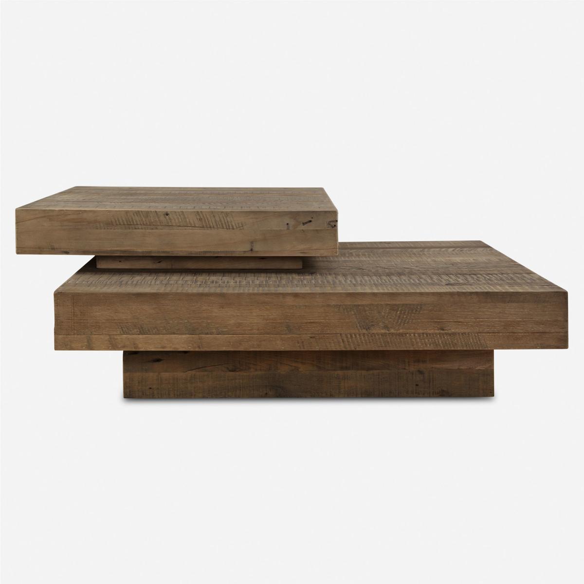 Uttermost 24400 Rustic Planes 57 X 19.5 inch Reclaimed Oak Coffee Table