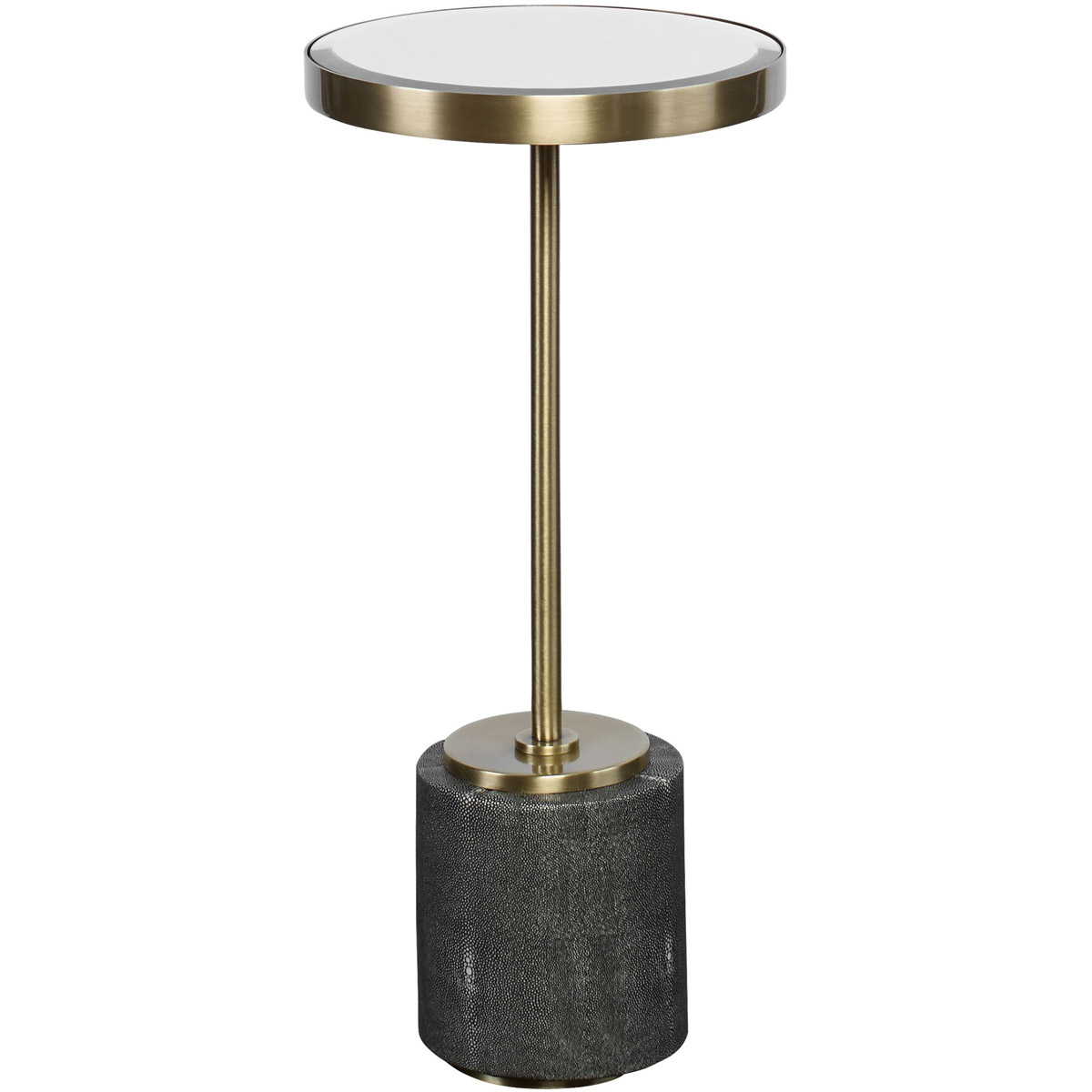 Uttermost 24998 Laurier 25 X 12 inch Brushed Brass Accent Table