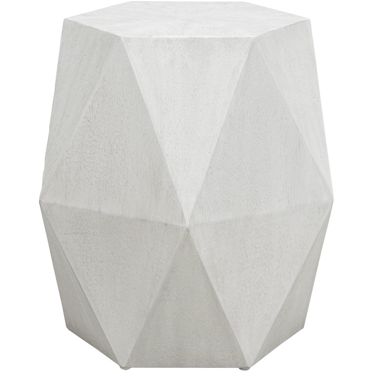 Uttermost 25273 Volker 18 X 18 inch Fresh White Accent Table