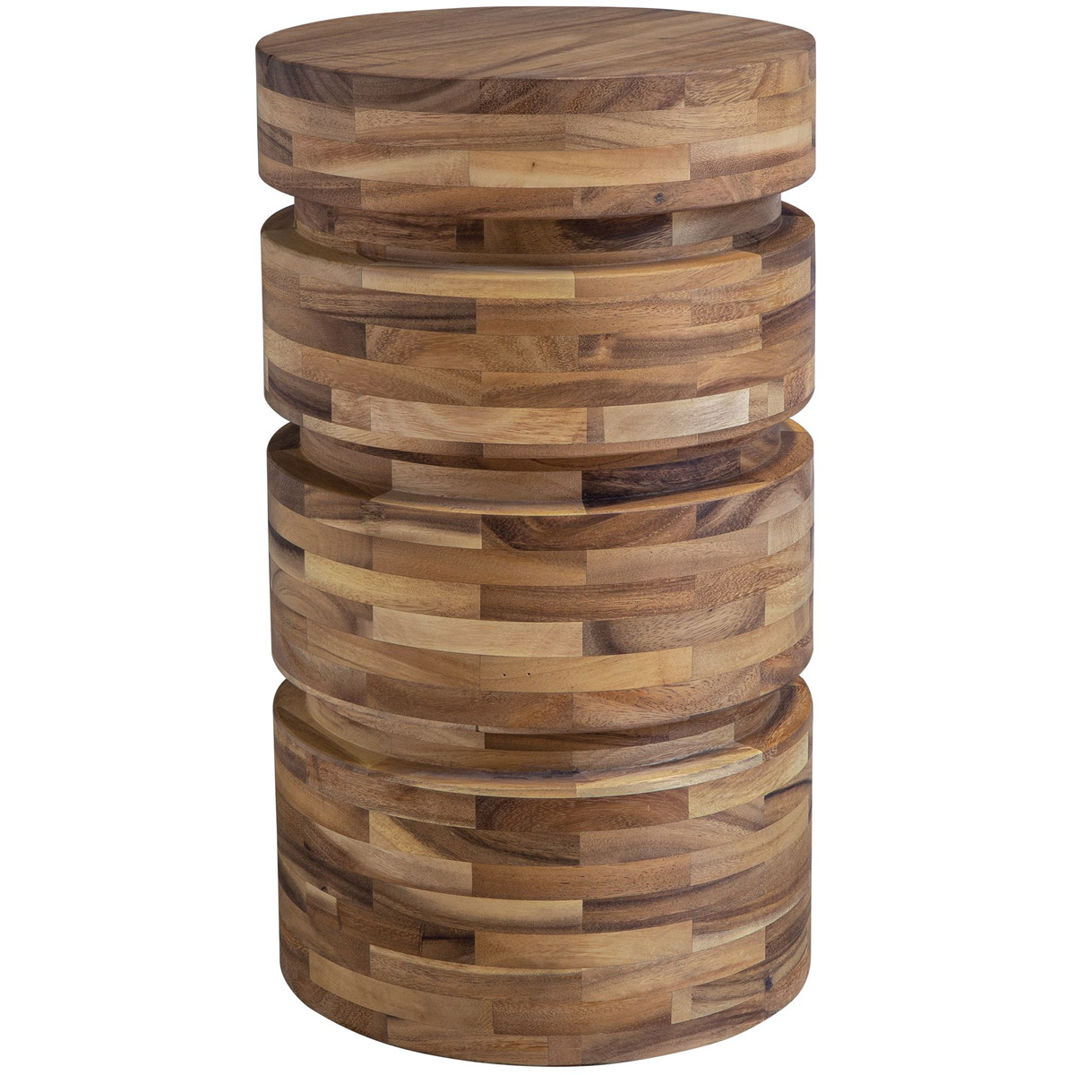 Uttermost 25460 Boone 21 X 12 inch Solid Acacia Wood Pieces Drink Table