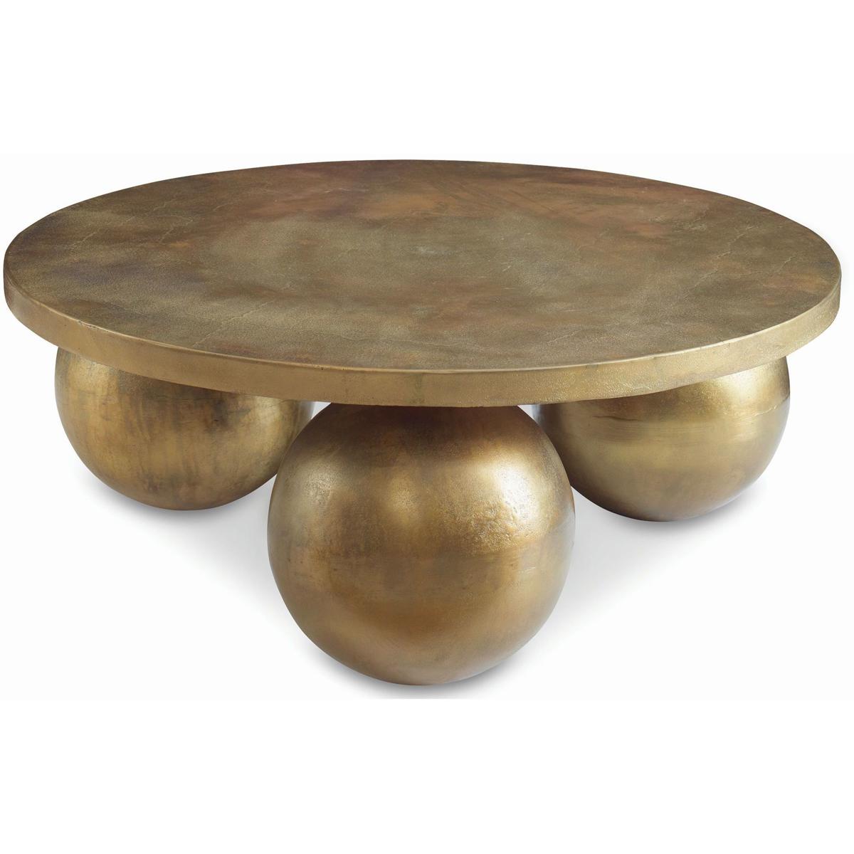Uttermost 26000 Triplet 38 X 15 inch Oxidized Antique Brass Coffee Table