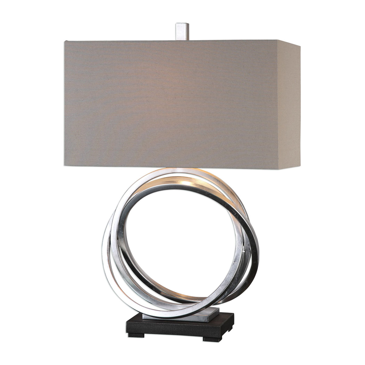 Uttermost 27310-1 Soroca 28 inch 150 watt Silver Table Lamp Portable Light