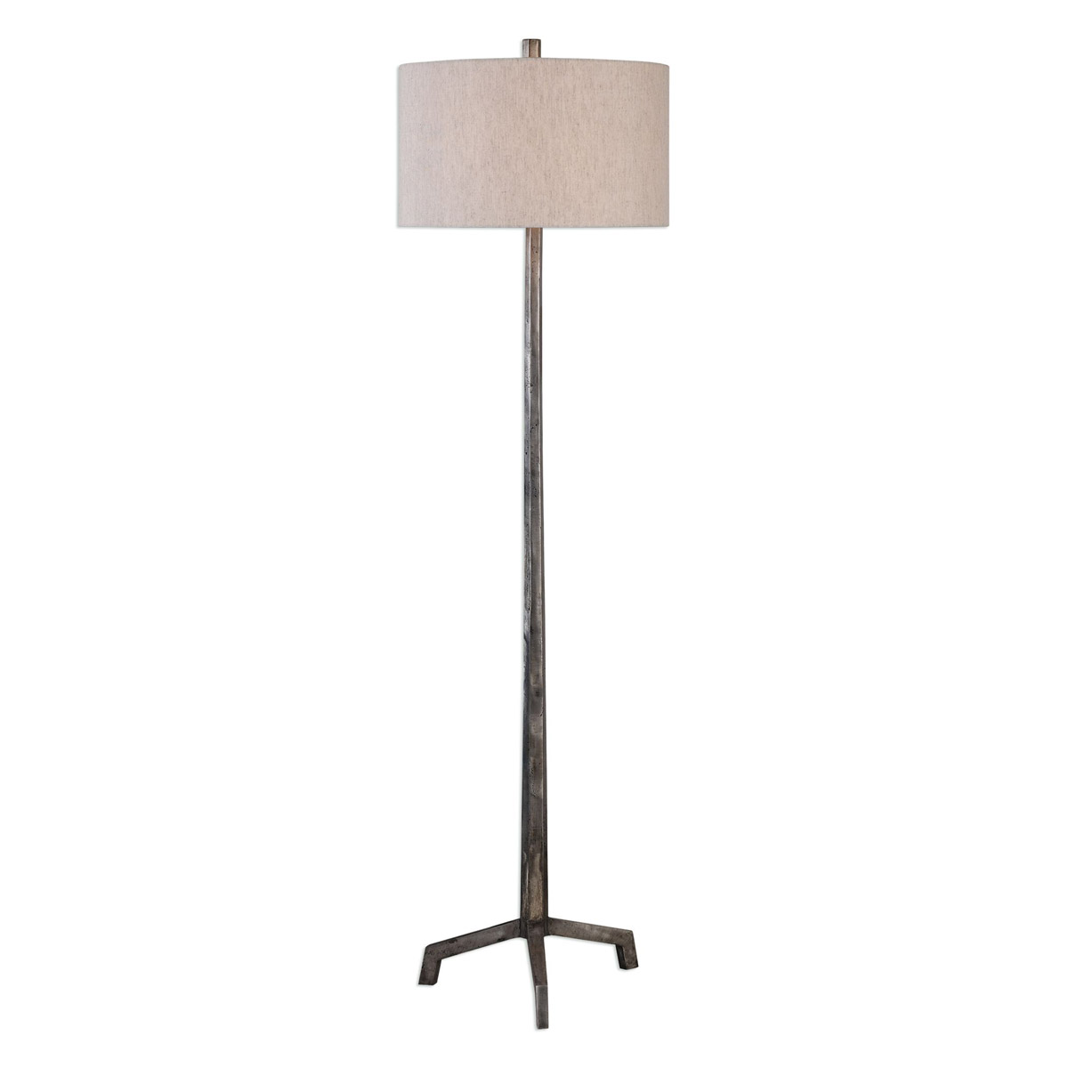 Uttermost 28118 Ivor 62.25 inch 150 watt Cast Iron Floor Lamp Portable Light