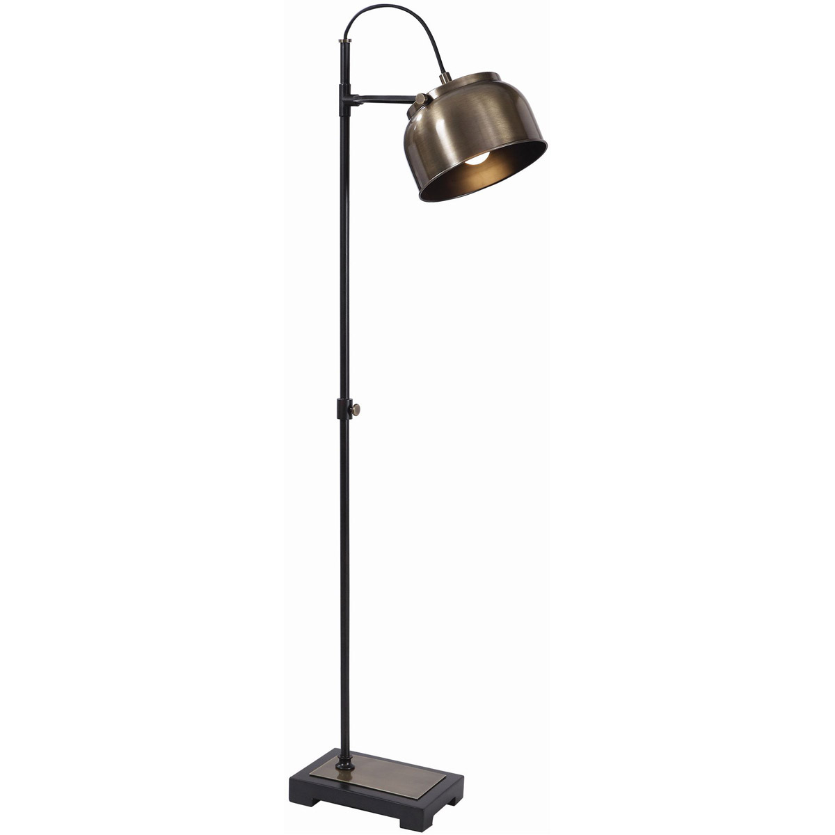 Uttermost 28200-1 Bessemer 62 inch 60 watt Floor Lamp Portable Light
