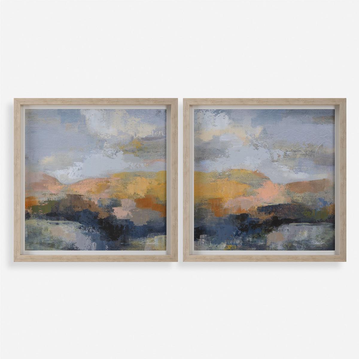 Uttermost 32342 Dusk 36.25 X 36.25 inch Framed Prints, Set of 2