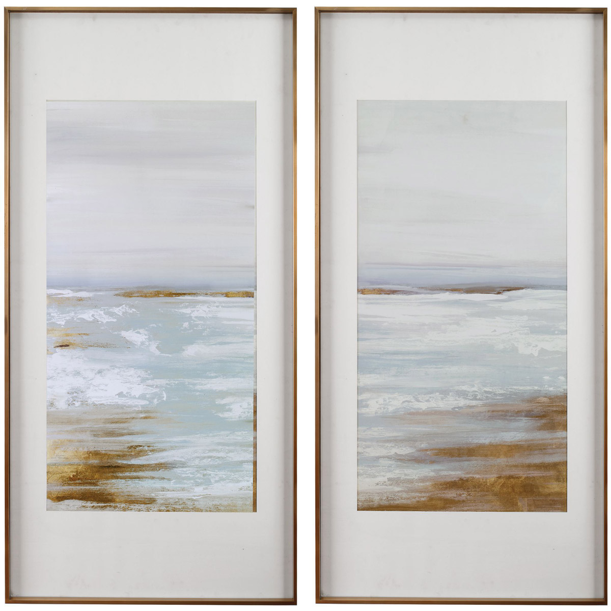 Uttermost 33716 Coastline 58 X 28 inch Framed Prints, Set of 2