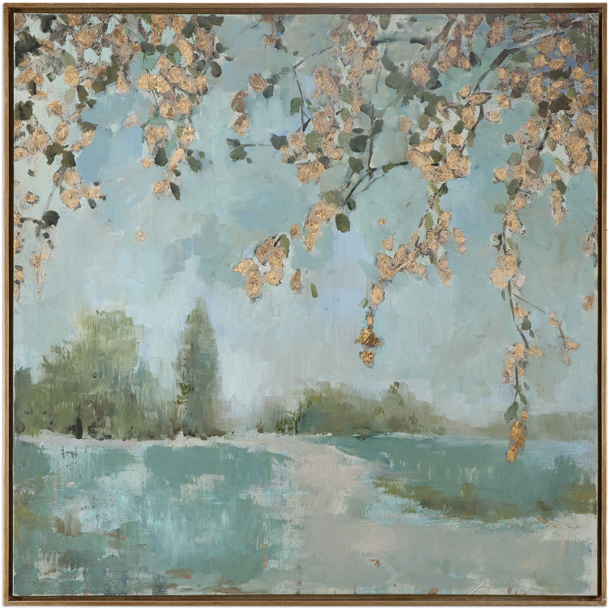 Uttermost 35329 Peaceful Blue and Green Landscape Wall Art