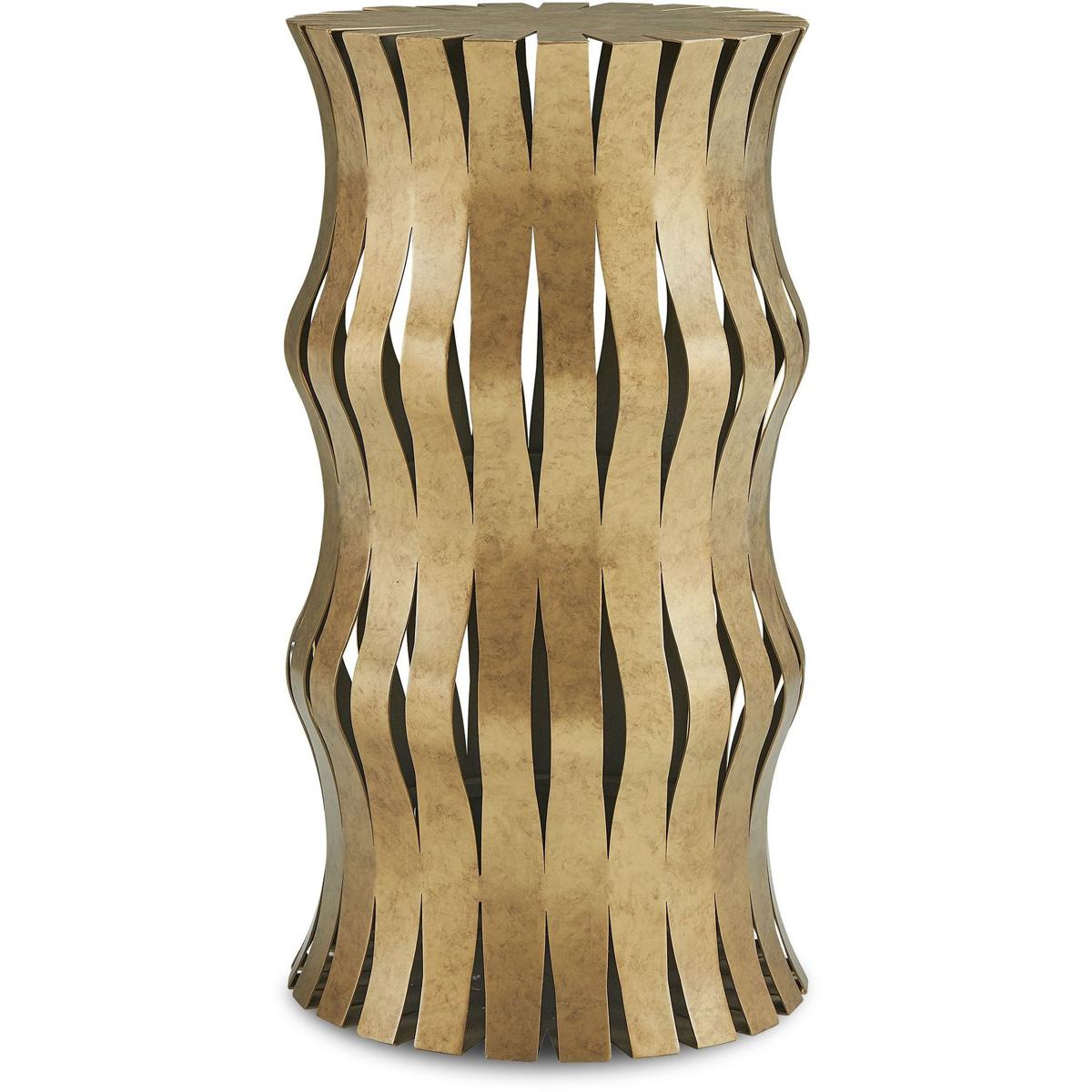 Uttermost 50319 Arida 22 X 12 inch Aged Gold Accent Table