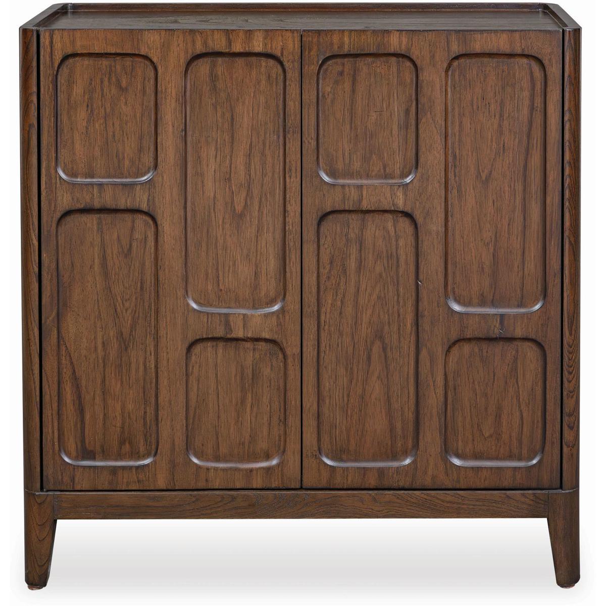 Uttermost 50324 On The Block Dark Walnut 2 Door Cabinet