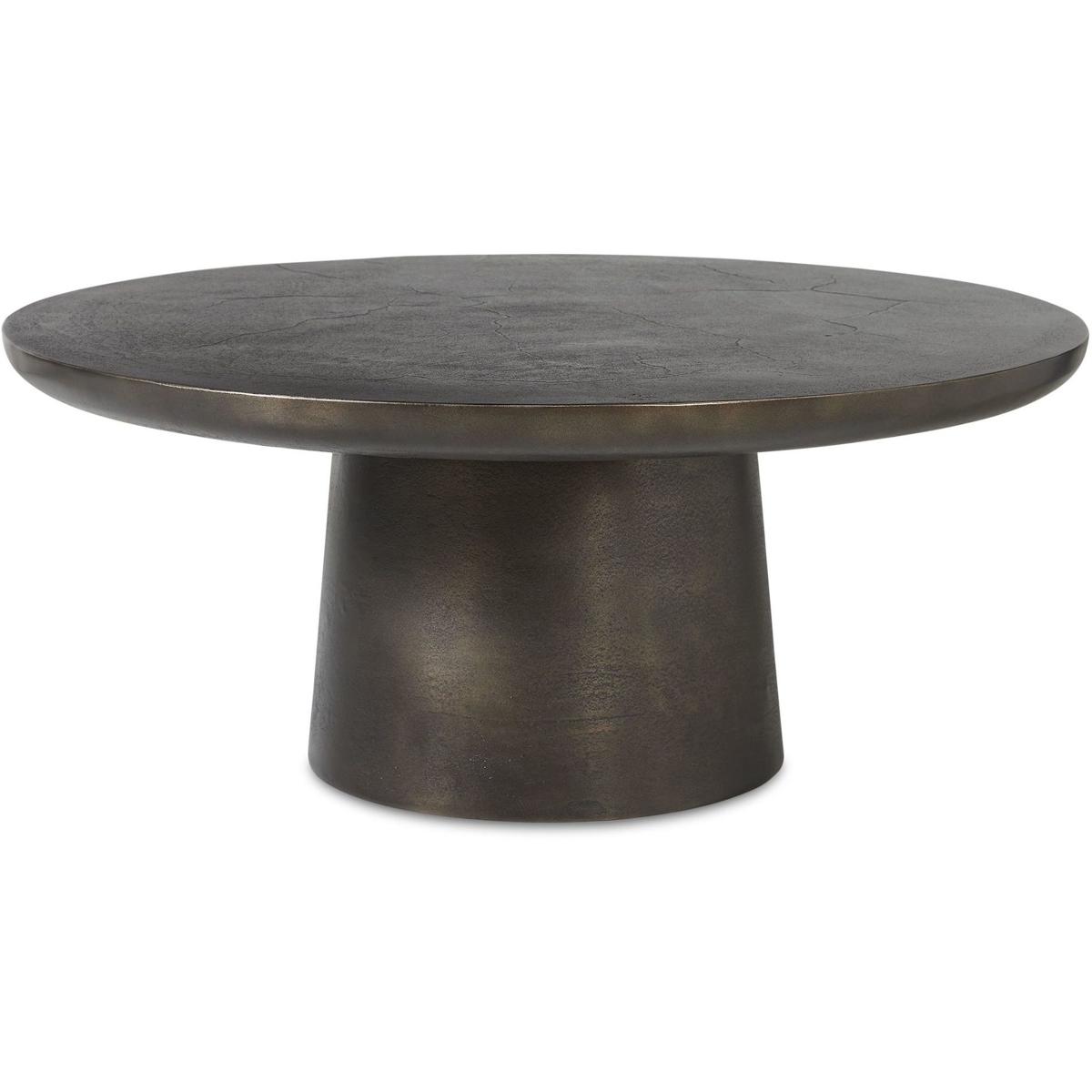Uttermost 50610 Madrone 36 X 15 inch Dark Bronze Indoor Outdoor Coffee Table