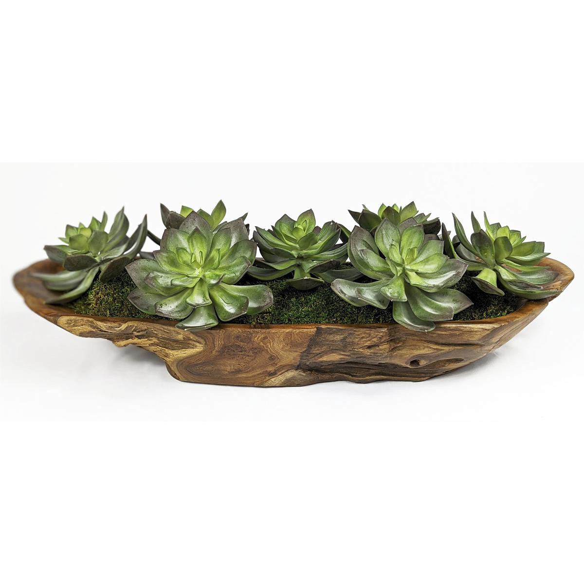 Yuma Teak Bowl Centerpiece