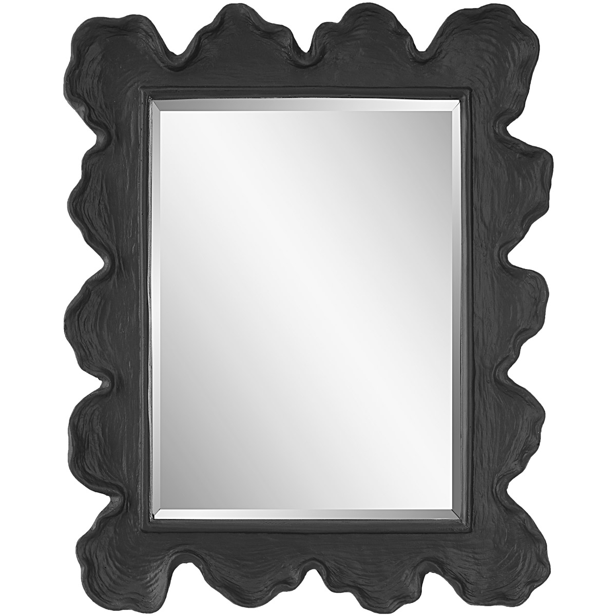 Uttermost 09775 Sea Coral 34 X 27 inch Black Mirror