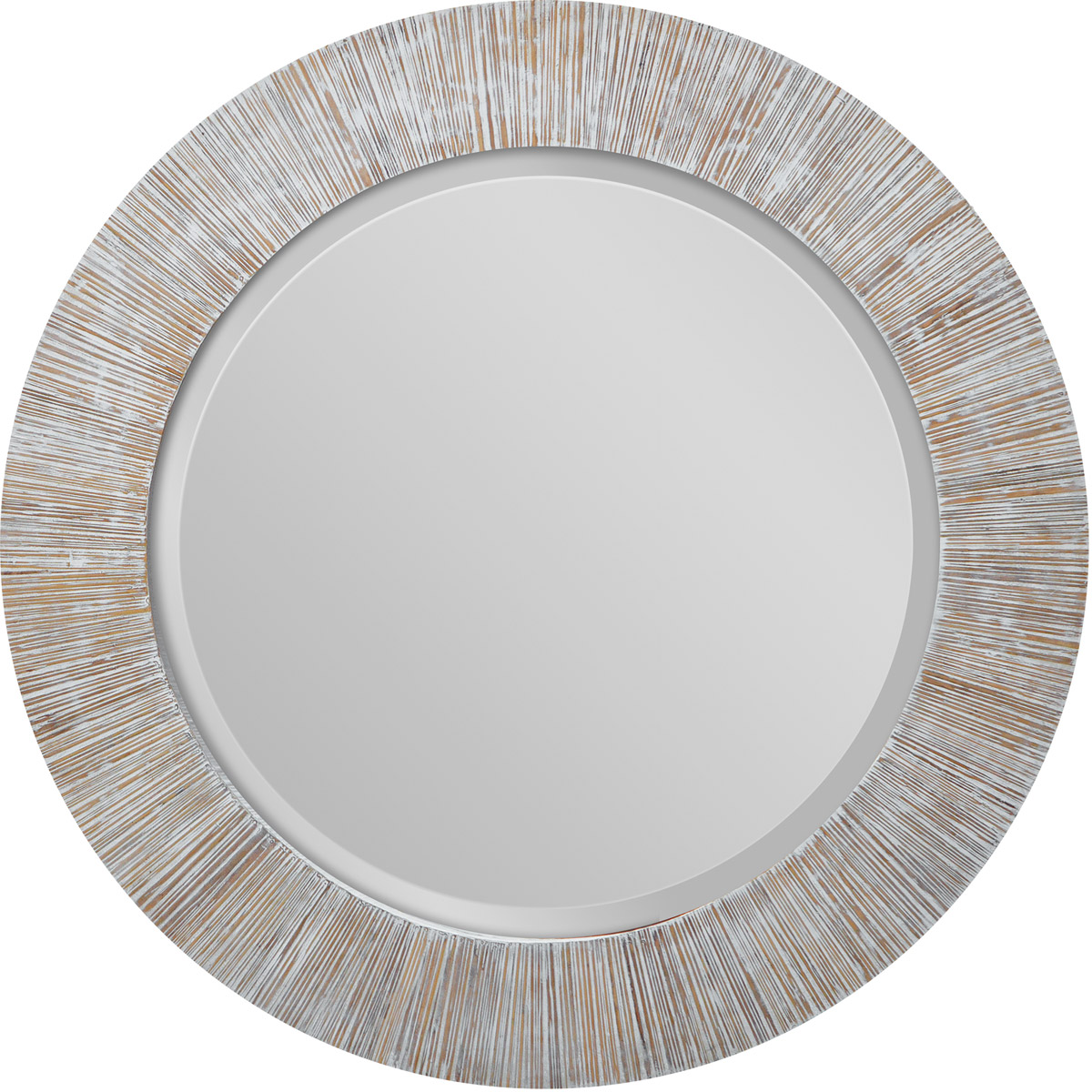 Uttermost 09785 Repose 36 X 1 inch Whitewashed Natural Bamboo Mirror