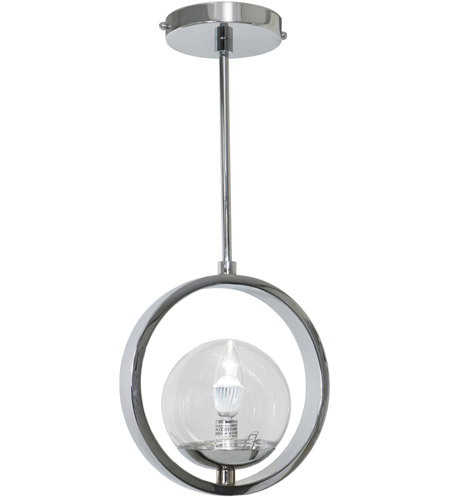 Van Teal 722150 Stand Out 1 Light 10 Inch Polished Chrome Pendant Ceiling Light Elite