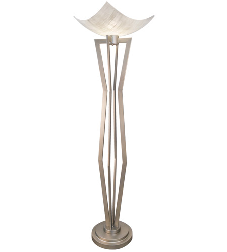 silver torchiere floor lamp