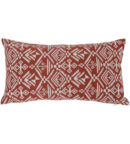 Varaluz 421A02RE Tribal 18 X 4 inch Red Throw Pillow in Tribal Red, Varaluz Casa