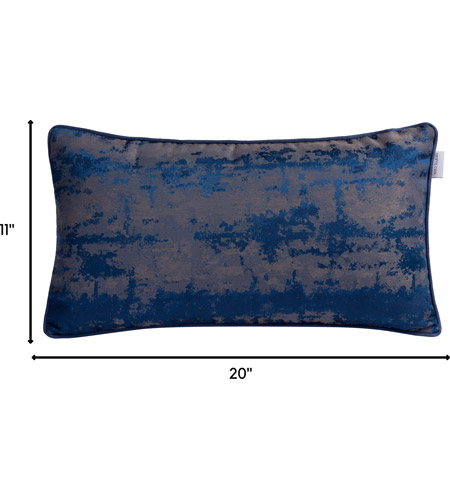 Varaluz 4DPI0406 Modern Blue Imprint 20 X 0 inch Modern Blue Lumbar Pillow Case, Varaluz Casa 4DPI0406_dim.jpg