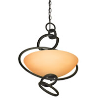 Recycled Varaluz Shaken Pendant Light in Forged Iron 100P01XC thumb