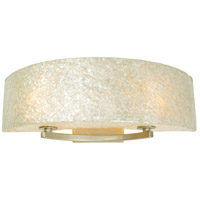 Varaluz 173B02A Radius 2 Light 23 inch Gold Dust Vanity Light Wall Light in Sustainable Crushed Natural Capiz Shell photo thumbnail